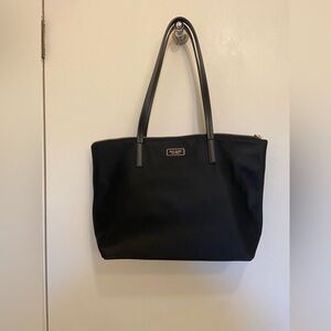 Kate Spade Black Nylon Tote Bag